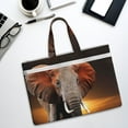 thumbnail image 6 of Pofeuu Elephant Sunset in Kenya Print Laptop Bag Carrying - Computer Bag Laptop Case Shoulder Slim Work Travel, 6 of 8