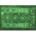 thumbnail image 1 of Ahgly Company Indoor Rectangle Southwestern Emerald Green Country Area Rugs, 3' x 5', 1 of 4