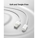thumbnail image 4 of Cable USB-A a USB-C trenzado Belkin de 1 m, blanco (paquete de 2), 4 of 8