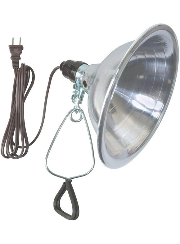 Southwire 0151 18/2 6' SPT-2 Clamp Lamp Light with Aluminum Reflector