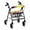Santa Claus, variant on HELLHERO Little Monster Rollator Seat Cover and Rollator Walker Seat Covers for Senior Reusable Easy to Install Dust Cover