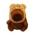 thumbnail image 4 of Colgante de , colgante de bolso de , animal de peluche de abrazable para adultos, regalos de cumpleaños, familia para niños Sombrero de oso, 4 of 8