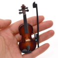 thumbnail image 4 of Casa de de Violín Artesanía en Miniatura Juguetes Ornamento Props Regalos Decoración Casa de Instrumento Musica Salvador Mini violín de casa de muñecas, 4 of 8