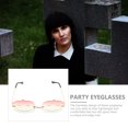 thumbnail image 3 of unbranded 1Par Gafas De Sol Calabaza Multicolor Con Uv Sin Montura Para Mujer Fiesta, 3 of 8