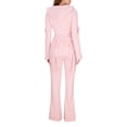 thumbnail image 2 of Ailaofu Survêtement pour Femme Veste à Capuche Zippée et Pantalon Assorti, 2 of 6