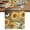 Light Brown, variant on Farm Sunflowers Table Runner, Retro Flowers Butterfly Botanical Beige Washable Cotton Linen Table Runners 36 Inches Long, Dresser Scarf Runner for Nightstand/End Tables/Round Tables 13''x36''