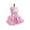 Pink, variant on Tvtnvo Puppy Dress Pet Dress Breathable Polyester Princess Outfit with Bow and Pearls Cake Skirt Easy on off for Chihuahua Yorkie Summer Party Wedding Photo Shoot Purple Bust 7.8in Back 12.6in