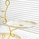 thumbnail image 4 of Bandeja de servir de varios niveles | Soporte de 3 niveles para aperitivos y postres con asa para frutas, dulces y botanas, 4 of 6