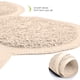 thumbnail image 5 of onlyliua Ofertas Del Día de Hoy Felpudo 24 X 17,7 Pulgadas, Alfa Entrada Microfibra Antideslizante Lavable Máquina, Raspador de Zapatos, Felpudo para Puerta de Perro, Tapete de Piso Súper Absorbente, 5 of 7