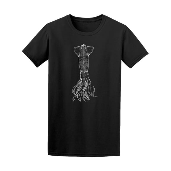 Vintage Squid Sketch Tee Men's -Image by Shutterstock