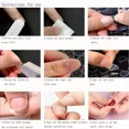 thumbnail image 4 of 6000 Uds pegatinas adhesivas para uñas de doble cara impermeable transpirable transparente pegamento para uñas postizas pegatina gelatina puntas de uñas herramientas de bricolaje, 4 of 5