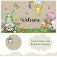 thumbnail image 6 of Welcome Spring Door Mat, Non Slip Funny Gnomes Entrance Mats Spring Summer Floral Butterfly, 30 x 17 Inch Rubber Kitchen Doormat for Holiday Seasonal Farmhouse Decoration, 6 of 6