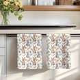 thumbnail image 7 of Happy Easter Kitchen Towels Set of 2, Spring Bunny Colorful Eggs Carrots Leaves Absorbent Dish Towels for Kitchen, Microfiber Hand Towel, Quick Drying Tea Towel for Cleaning Decorative Dishcloths, 7 of 7