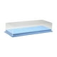 thumbnail image 2 of Vitrina transparente para coche a escala 1/64, con base de cuero sintético, para almacenamiento de coches fundidos a presión, decoración del hogar y Azul, 2 of 10