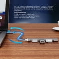 thumbnail image 3 of USB C HUB, Interfaz Múltiple Disipacia de Calor 4 EN 1 Transferencia ESTABLE DE EXTENSOR USB 500M/S DE ALTA VELOCIDAD LIGERA Para Computadoras, 3 of 7