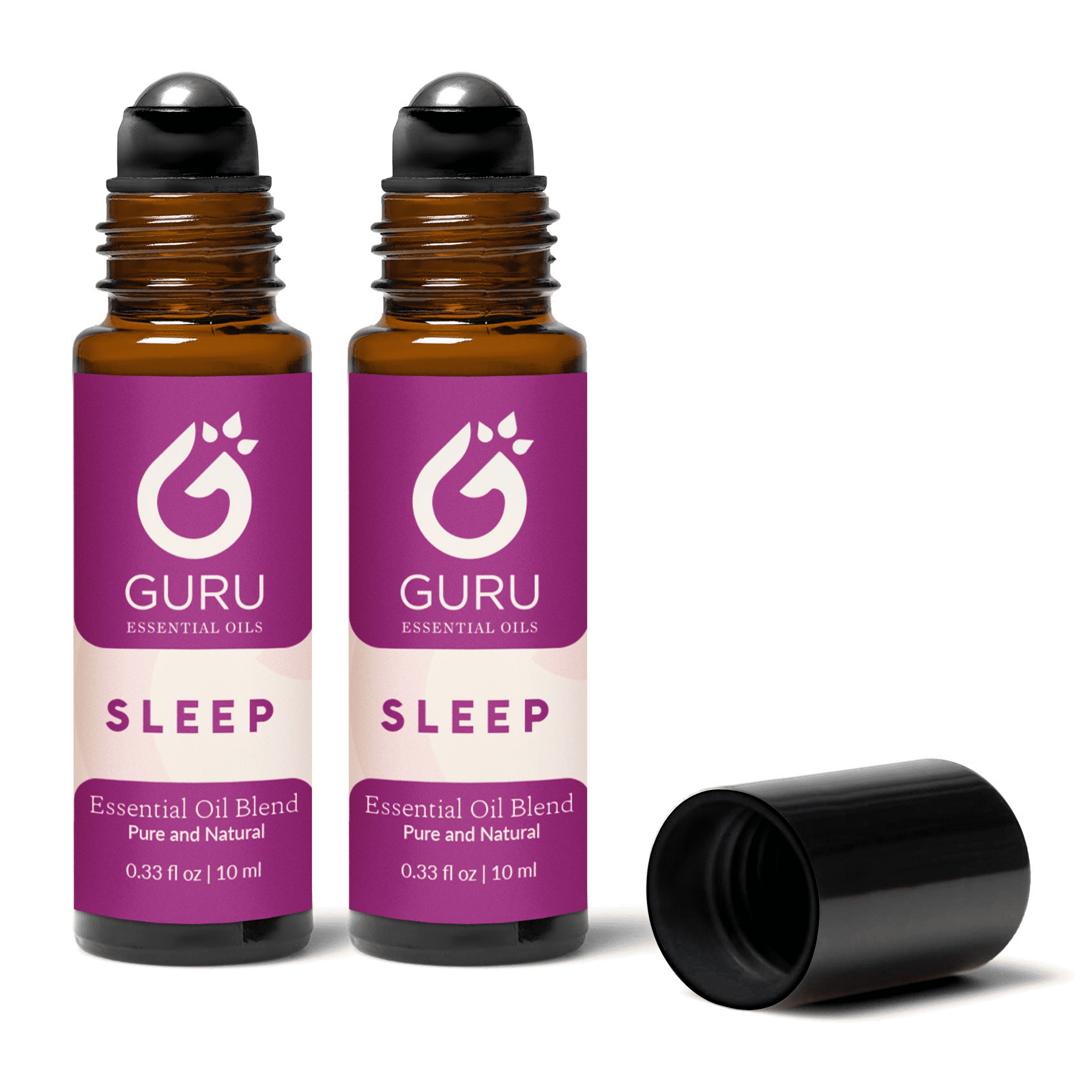 Sleep Essential Oil Blend Duo (2 Pack) – Good Night Sleep, Peaceful, Soothing, Calming – Roll-On, Ready to Use, Aromatherapy, Therapeutic Grade