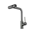 thumbnail image 1 of Black Kitchen Faucets Gray Pull Out Rotation Waterfall Stream Sprayer, Head Sink Mixer Brushed Nickle Water Tap Accessories ,Versatile Features, 1 of 7