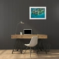 thumbnail image 3 of Withaar, Rian 32x24 White Modern Wood Framed Museum Art Print Titled - HYDRANGEA I, 3 of 4