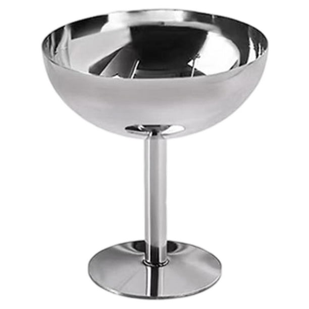 Tazón de postre con base para taza de helado, soporte estable para fiestas navideñas, tazón de postre redondo Altura 62 cm