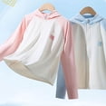 thumbnail image 5 of Sun Hoodie for Kids Lightweight Breathable UPF50+ Outdoor Sports Jacket Girls Boys Summer WearBlue4-5 Years, 5 of 7