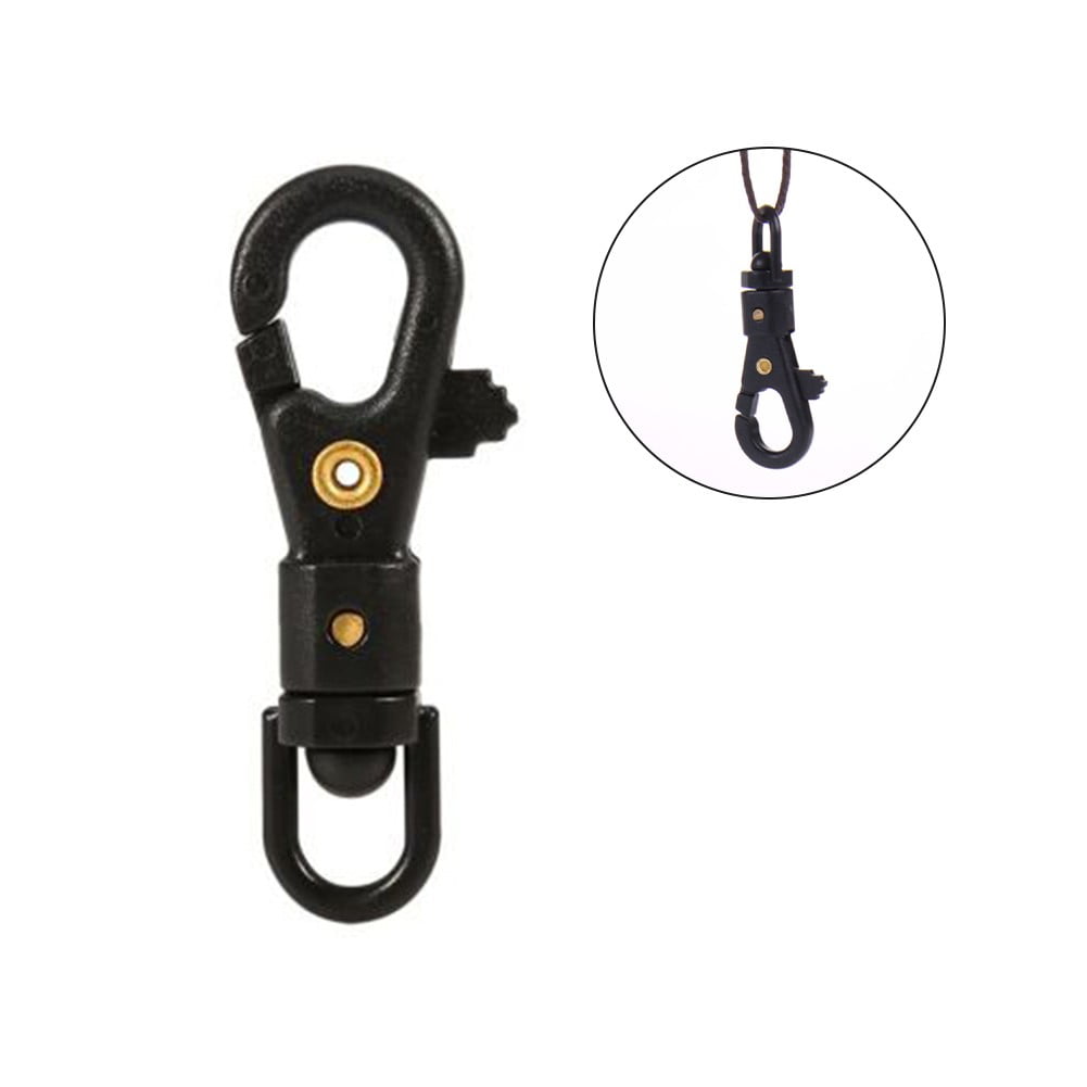 5Pcs EDC Outdoor 360° Rotation Mini Carabiner Clip Hook Key Chain snap 