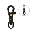 thumbnail image 3 of 5/10 Pcs Extérieur pour Rotation 360° Mini Mousqueton Clip Boucle Tirage Rapide Porte-Clés Encliquetage 10 Pcs, 3 of 4