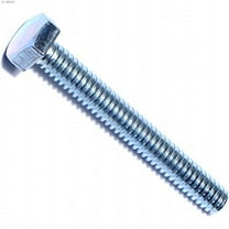1/4"-20 x 2" Zinc Plated Steel Coarse Full Thread Hex Head Tap Bolts TBHS-026
