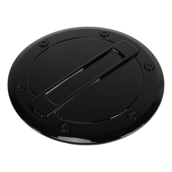 Fuel Tank Door Cap for Dodge for Ram 2023-2025 Fuel Filler Flap Cover Adhesive Type Black ABS