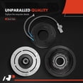 thumbnail image 5 of A-Premium Air Conditioner AC Compressor Clutch Kit Compatible with BMW 320i, 320i xDrive, 328d, 328d xDrive, 328i, 328i GT xDrive, X5, 528i, 535d, 535i GT, 428i Gran Coupe, 740Ld xDrive, 228i xDrive, 5 of 6