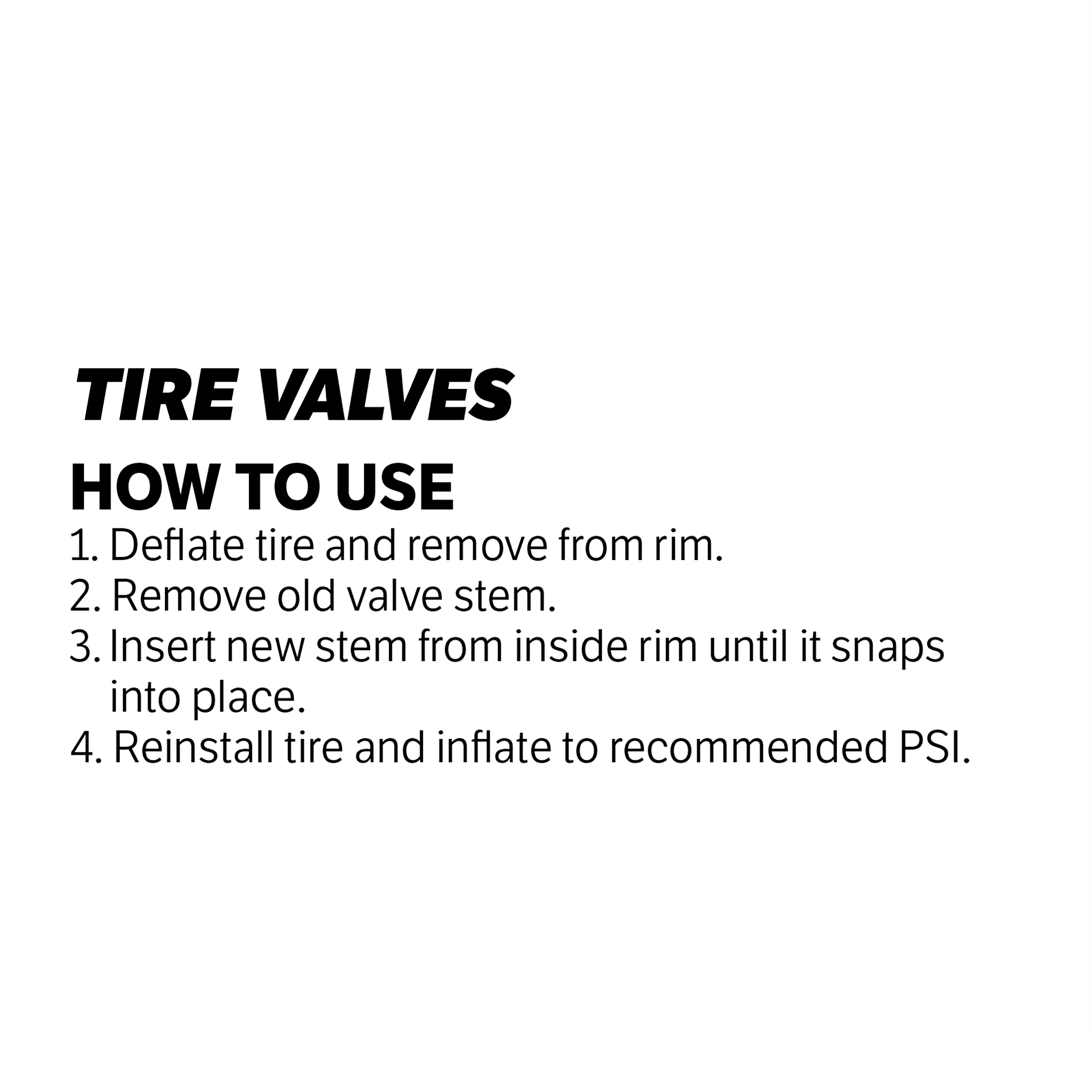 (4 pack) Slime Chrome Tubeless Tire Valves TR413 Metal and Rubber - 2078w