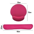 thumbnail image 2 of Mouse pad with Wrist Rest, Memory Foam Keyboard Pad, Easy Typing, Pain Relief, 2 of 5