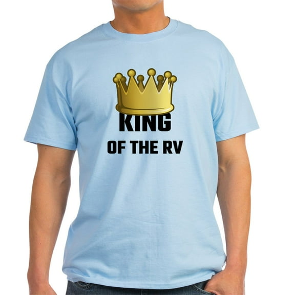 CafePress - King Of The RV Light T Shirt - Men's Classic Graphic T-Shirt