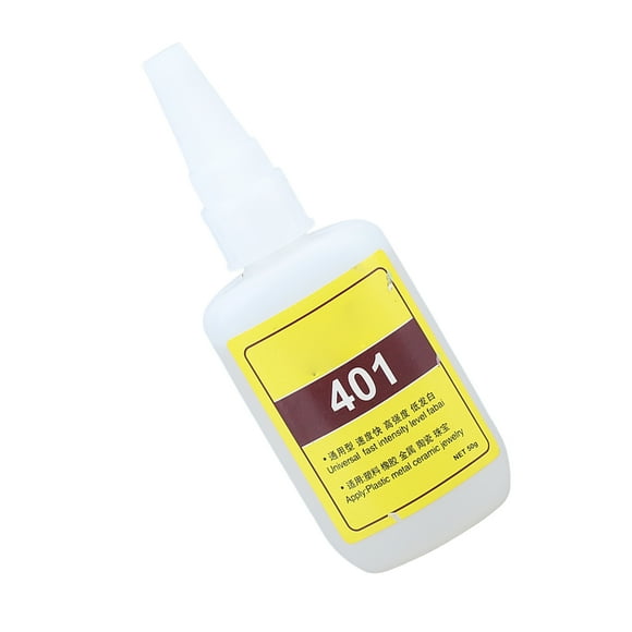 50g Rubber Glue, Small Portable 401 Universal Glue Waterproof Fast Curing  For Metal