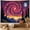 B, variant on XaaKee Tapestry Wall Hanging, Surreal Cosmic Landscape Crimson Sky Tapestry For Bedroom, High-Quality Polyester Large Wall Tapestry For Living Room Dorm, 60x40Inch