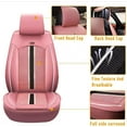 thumbnail image 4 of Maidao Car Seat Covers Full Set for Volkswagen for Arteon 2017-Present 5 Seats Waterproof Premium Leather Front and Back Seat Protectors Pink, 4 of 9
