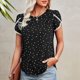 thumbnail image 1 of Pntutb moda mujer Casual impresión cuello redondo jerseys manga corta blusa camiseta tops Pntutb Pntutb-2260, 1 of 9