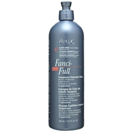 Roux Fanci-Full Temporary Color Rinse 42 Silver Lining, 15.2 oz