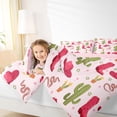 thumbnail image 3 of Erosebridal Kids Pink Cowgirl Twin Bedding Sets 7-Piece, Tribal Western Bedding Comforter Set, 3 of 7