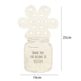 thumbnail image 5 of Dujiujun Mother's Day Wooden Flower Holder DIY Picked Plant Floral Arrangement Collection Display Board Stand Stem Holder Decoration Mom Gift, 5 of 8