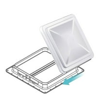 White RV Roof Vent Lid Cover For Caravan Motorhome Camper PP Plastic Air Ventilation Cover Replacement Kit Car Accessories ,Variety of Features