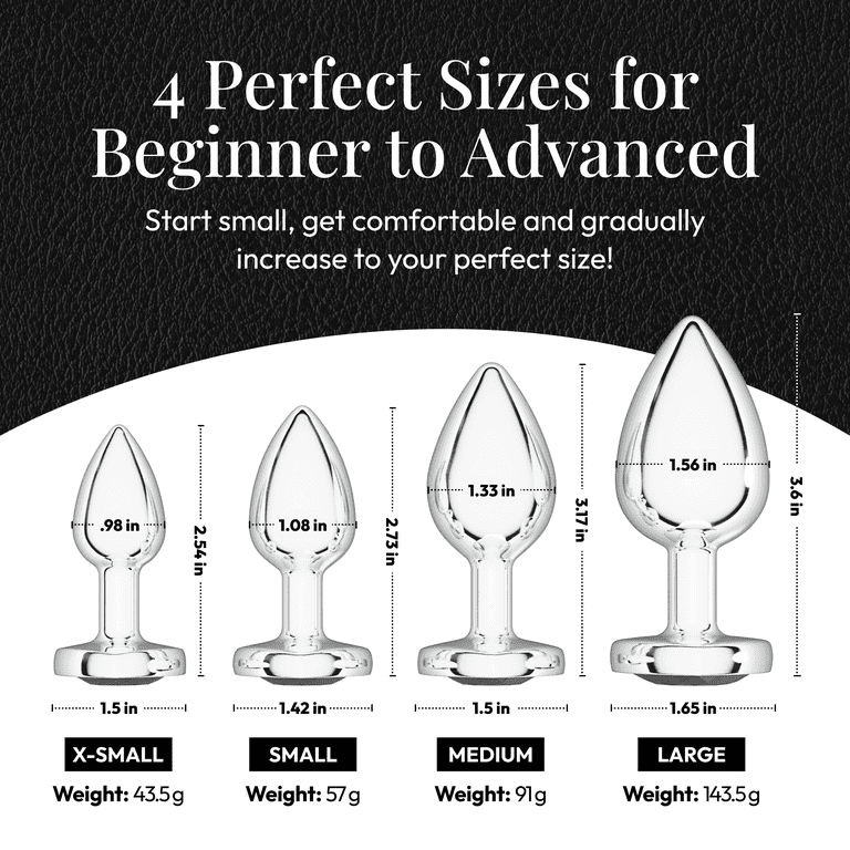 anal plug einführen plusOne 3 piece Butt Plug Training Set, Waterproof main image 0