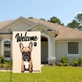 thumbnail image 2 of Amhnf Welcome French Bulldog Garden Flag For Home Outdoor Garden Yard Decor 12x18 inch, 2 of 5