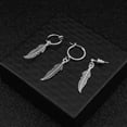 thumbnail image 6 of TIHLMK Earring for Women Men And Women Retro Feather Earrings 1 Pair Of Geometric Leaf Jewelry, 6 of 7