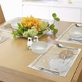 thumbnail image 4 of Ambesonne Compass Place Mats Set of 4, Nautical Ship Cool, Standard Size, Sand Brown Marigold, 4 of 6