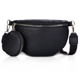 thumbnail image 1 of Bolso Bandolera Mujer, Riñonera Mujer Piel Sintética con Billetera, Bolsos Modernos con Correa Ancha para el Hombro, Bolso Pequeño de Hombro con Cremallera y Correa de Hombro Intercambiable, 1 of 6