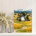 thumbnail image 2 of Rural Farm Watercolor Landscape Canvas Countryside Home Wall Decor Print, 2 of 8