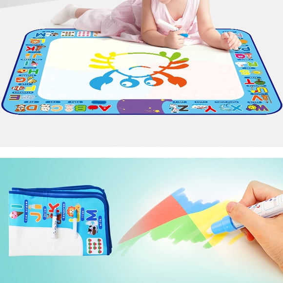 Doodle Niños Magic Doodle Mat Graffiti Alfombra Agua Pintura Esteras Tablero De Dibujo Juguete