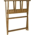 thumbnail image 4 of Creative Mark Folding Wood Large Print Rack - Perfect for Display of Canvas, Art, Prints, Panels, Posters, Art Gallery Shows, Storage Rack - [Walnut Stain Finish], 4 of 11
