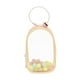 thumbnail image 3 of Bolsa de almacenamiento perfecl de figuras portátil llavero con dijes de PVC transparente rosa, 3 of 8