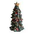 thumbnail image 1 of Adorno de de Navidad de Resina, Estatuilla de de Navidad, Decoración de Mesa, Decoraciones de de Navidad en Miniatura para Aniversar Medio, 1 of 8